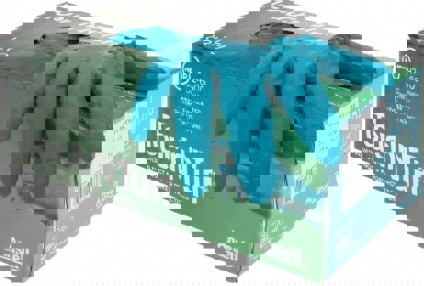 Series TouchNTuff Disposable Gloves: Size Large, 4.9 mil, Uncoated-Coated Nitrile, Industrial Grade, Unpowdered